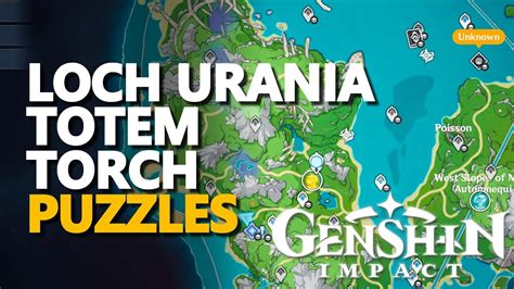 Loch Urania Dendro Totem Torch Puzzle Genshin Impact Youtube