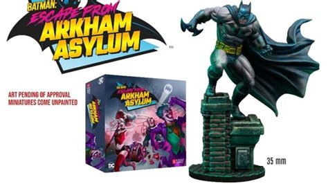 Knight Models Announces Batman Escape From Arkham Asylum Board Game