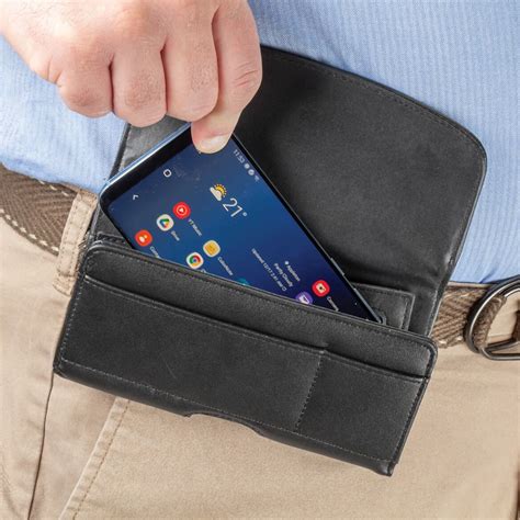 Men's Cell Phone Holster Case & Wallet Combo - StarCrest