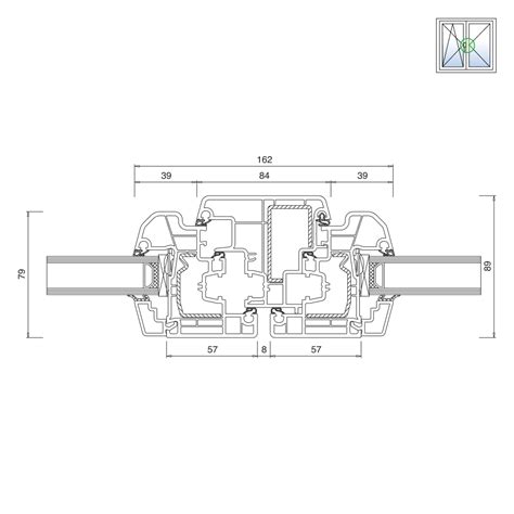 Fen Tres Pvc Coupe Ideal