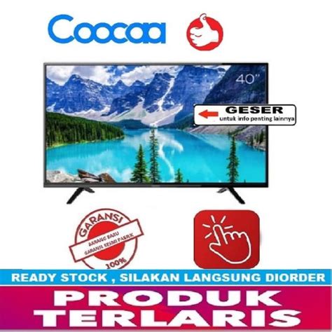 Jual COOCAA 40D5A LED TV 40 Inch Full HD Panel USB HDMI Free