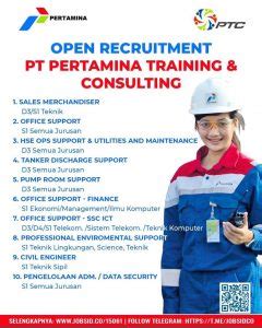 Lowongan Kerja PT Pertamina Training Consulting Fakultas Teknik UM