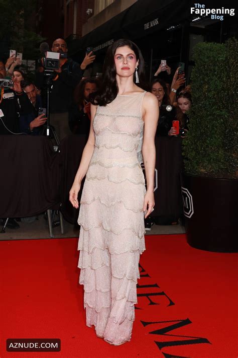 Alexandra Daddario Sexy Nude Met Gala Look Aznude