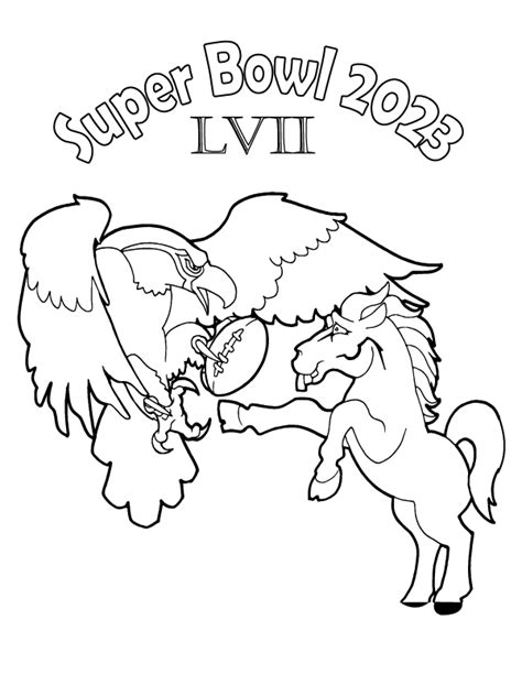 Super Bowl 2023 Trophy Coloring Page - Free Printable Coloring Pages ...