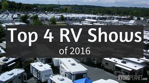 Best 2016 RV Shows? Here's our Top 4 Countdown!