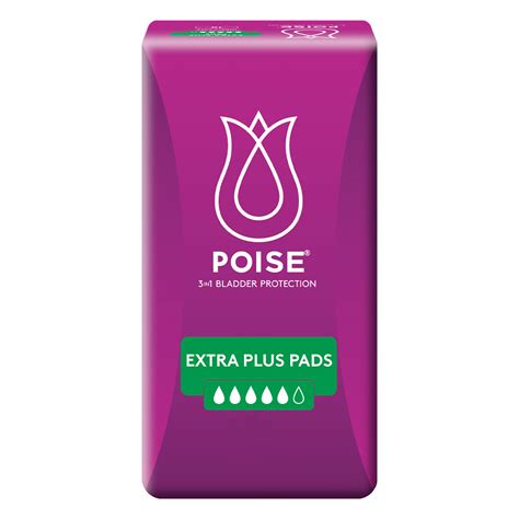 Poise Extra Plus Pads Incontinence Pads Poise Products