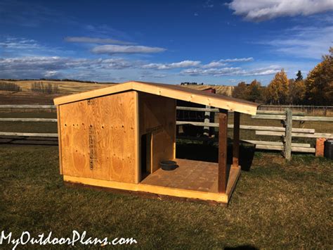 DIY Insulated Dog House with Porch | MyOutdoorPlans