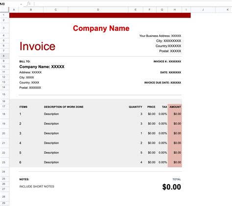 Invoice Template Google Docs Ready To Use In 2024 Coupler Io Blog