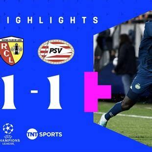 RC Lens v PSV - UEFA Champions League highlights as Elye Wahi claims draw for Ligue 1 team ...