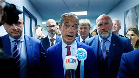 Nigel Farage Reform Uk Leader Wins First Seat As His Upstart Right