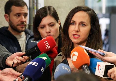 Belarra pide al PSOE a volver a la mesa de negociación del sí es sí