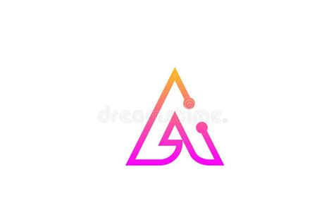 E Pink Alphabet Letter Icon Logo Design With Dot Creative Template For