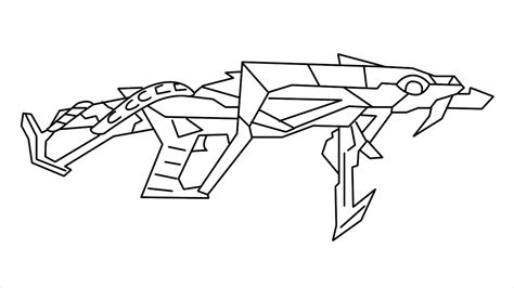 How To Draw Cobra Gun Step by Step - [13 Easy Phase]