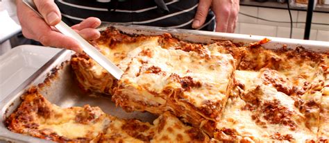 Lasagne Alla Bolognese Traditional Pasta From Bologna Italy