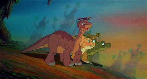 Littlefoot and friends find the Great Valley – Feeling Animated