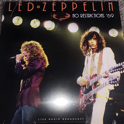 LED ZEPPELIN No Restrictions 69Live NEW 180g VINYL LP EBay