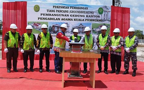 Pj Sekda Seruyan Hadiri Groundbreaking Pembangunan Gedung Pengadilan