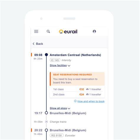 Eurail Rail Planner app | Best Rail app, Mobile Rail Planner, Train app