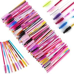 200 Pcs Disposable Mascara Wands Eyelash Brushes Eye Lash Makeup