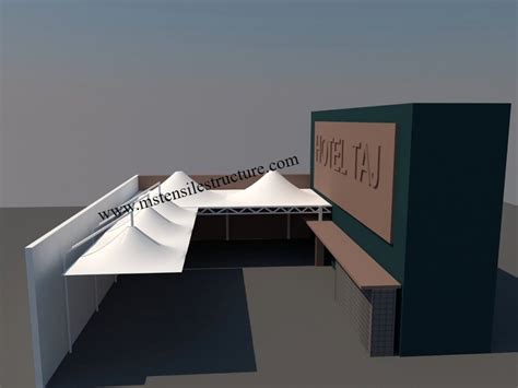 Walkway Tensile Fabric Structure Thickness Mm At Rs Sq Ft In New