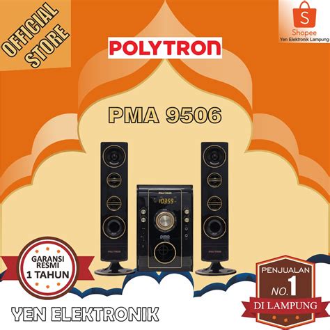 Jual Speaker Polytron Pma Bluetooth Multimedia Karaoke Garansi