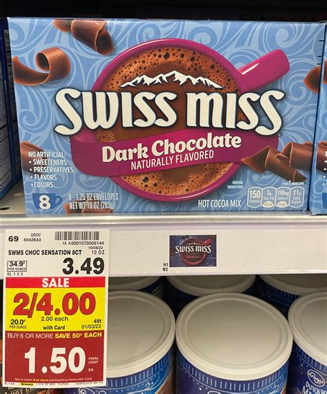 Swiss Miss Hot Cocoa ONLY 1 50 Kroger Krazy