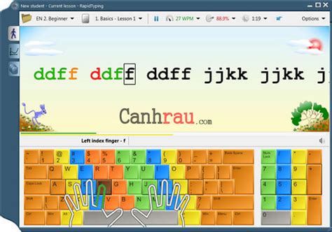 Top 10 phần mềm luyện gõ 10 ngón miễn phí tốt nhất hiện nay | Canhrau.com