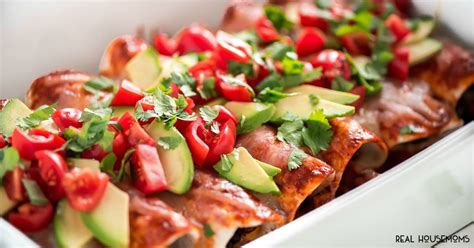 Black Bean And Sweet Potato Enchiladas ⋆ Real Housemoms