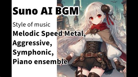 Suno Ai Bgm Melodic Speed Metal Aggressive Symphonic Piano Ensemble