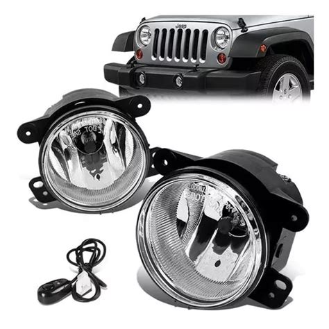 Faros De Niebla Jeep Wrangler 2007 2008 2009 2010 2011 2012 Meses Sin