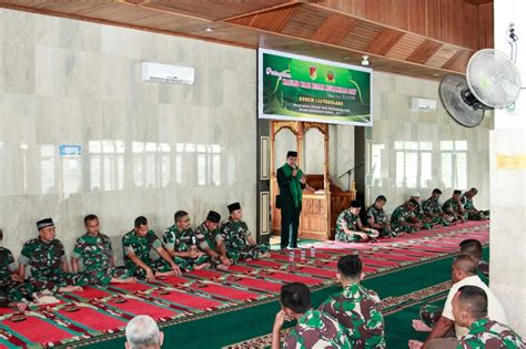 Korem Tdl Gelar Peringatan Maulid Nabi Muhammad Saw Harian Mercusuar