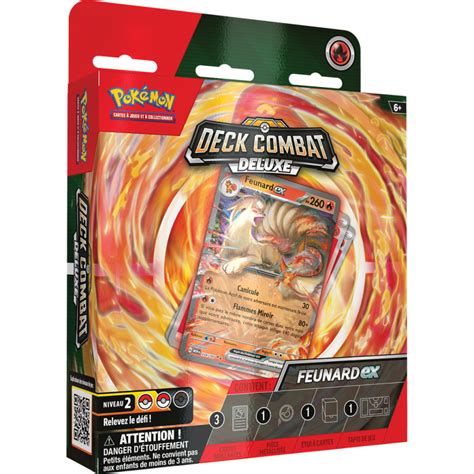 Pokemon Deck Combat Deluxe Feunard Ex Fr