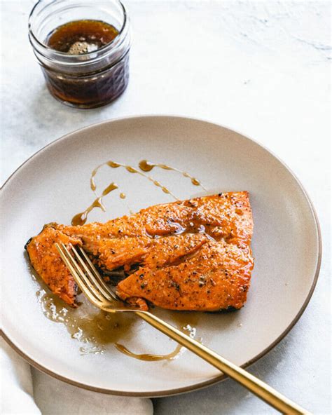 Easy Bourbon Glazed Salmon A Couple Cooks