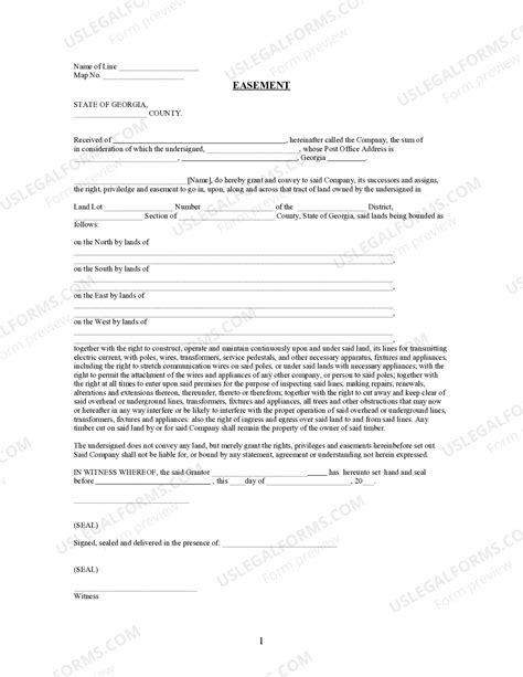 Easement For Underground Power Lines | US Legal Forms