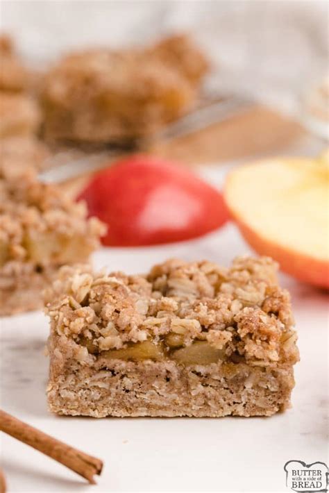 Cake Mix Apple Pie Bars Butter With A Side Of Bread