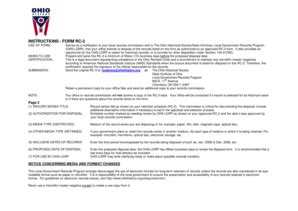 Fillable Online Intranet Co Fairfield Oh INSTRUCTIONS FORM RC 3