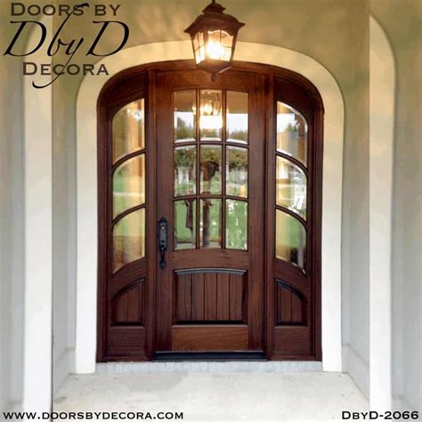 Custom French Country Elliptical Door Wood Entry Doors By Decora