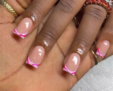 Pin By Sojourner Kuma On Nails Related Stuff French Tip Acrylic Nails