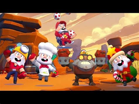 Jugando Con Todas Las Skins De Dynamike Brawl Stars YouTube