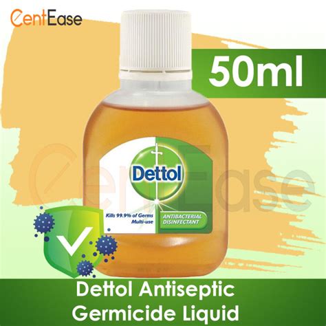 Dettol Antiseptic Germicide Liquid 50ml Lazada