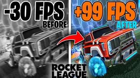 How To Get More Fps On Rocket League Low End Pc Lag Fix Windows