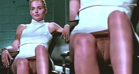 Sharon Stones Nude Pussy Scene From Basic Instinct 1 Enhanced Pic