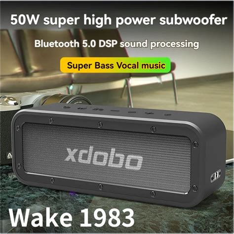 Xdobo Outdoor W High Power Wireless Bluetooth Speaker Portable