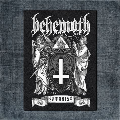 Behemoth Back Patch, Behemoth – The Satanist Big Back Patch – Metal ...