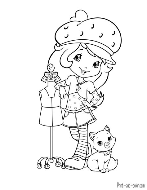 Strawberry Shortcake Movie Coloring Pages