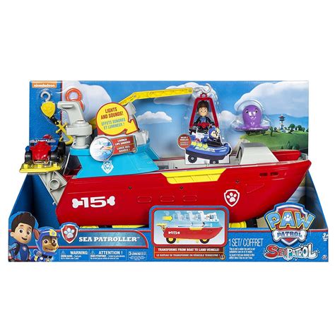 Paw Patrol Sea Patroller Schiff Mit Licht Und Ger Uschen