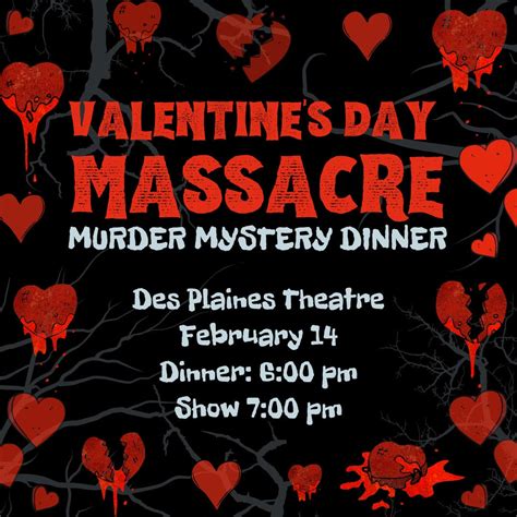 Feb 14 Valentine S Day Murder Mystery Dinner And Show Des Plaines Il Patch