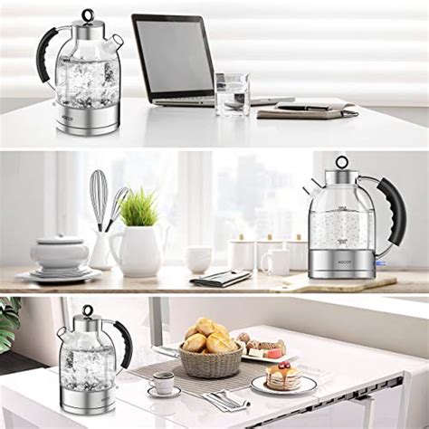 Kettles Electric Glass Water Kettle Ascot Tea Heater Hot Water