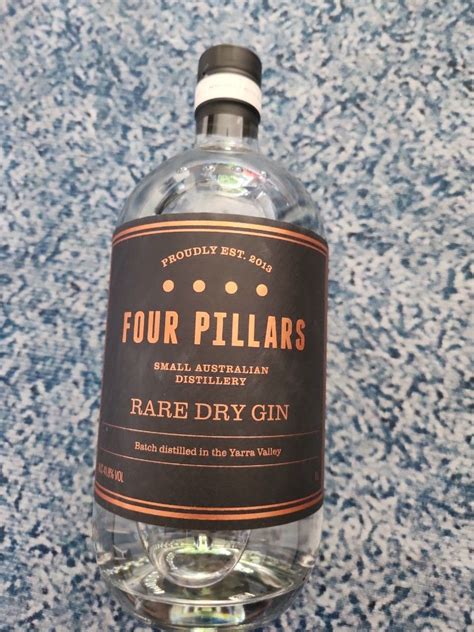 Four Pillars Rare Dry Gin Food Drinks Alcoholic Beverages On Carousell