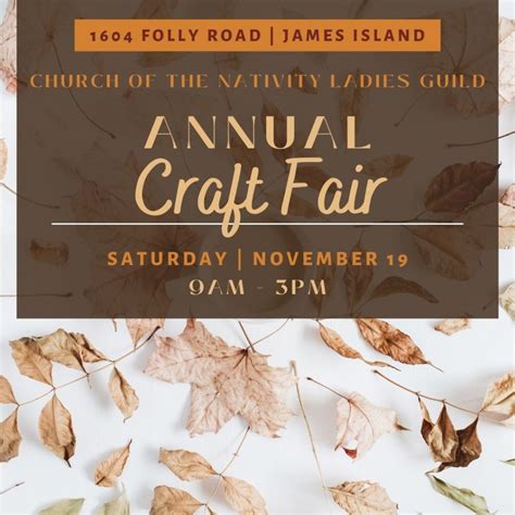 Annual Craft Fair At Nativity South Carolina Catholic